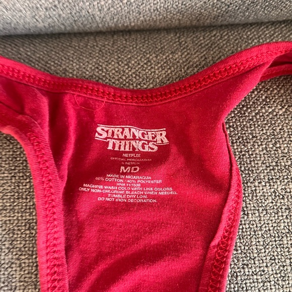 Hot Topic Red Tank Top - Friends Don't Lie - Picture 2 of 2